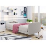 Επενδυμένο κρεβάτι Hot III-Gkri Anoixto-120 x 200