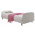 Επενδυμένο κρεβάτι Hot III-Gkri Anoixto-90 x 200