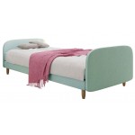 Επενδυμένο κρεβάτι Hot III-Prasino-120 x 200