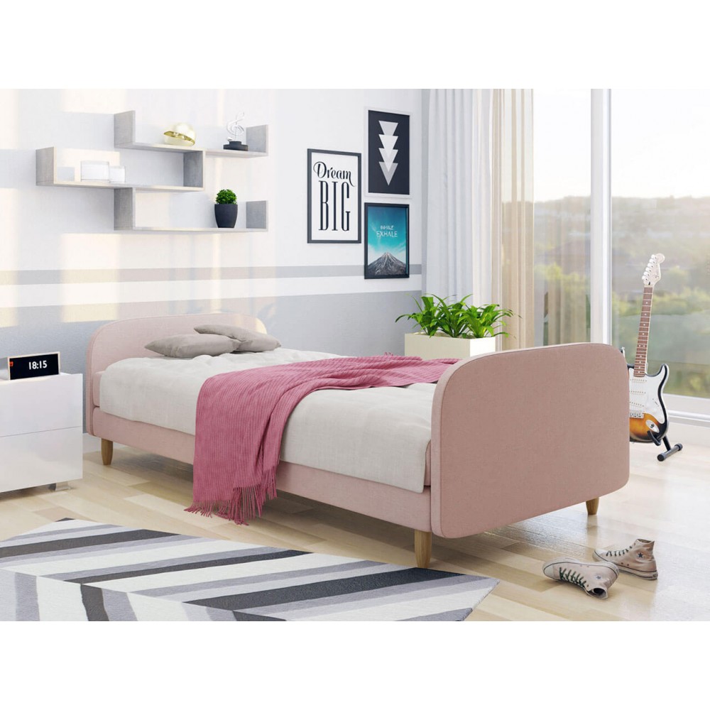 Επενδυμένο κρεβάτι Hot III-Sapio milo-90 x 200