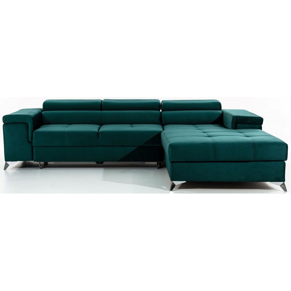 Γωνιακός καναπές Osby-Δεξιά-Prasino