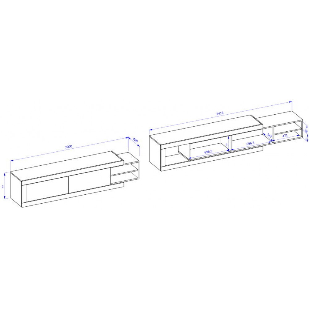 Έπιπλο τηλεόρασης Jay