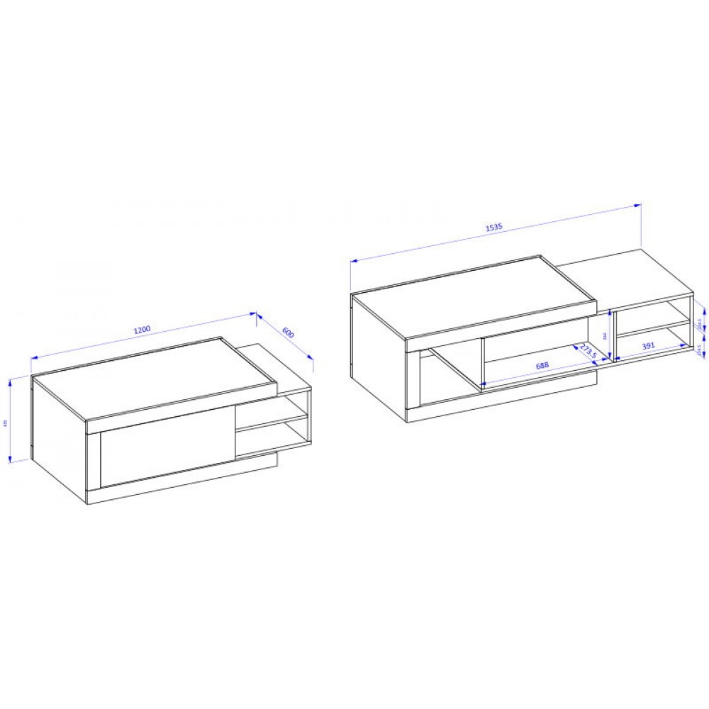 Τραπεζάκι σαλονιού Jay