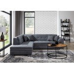 Γωνιακός καναπές Pueblo-Αριστερή-Gkri Skouro