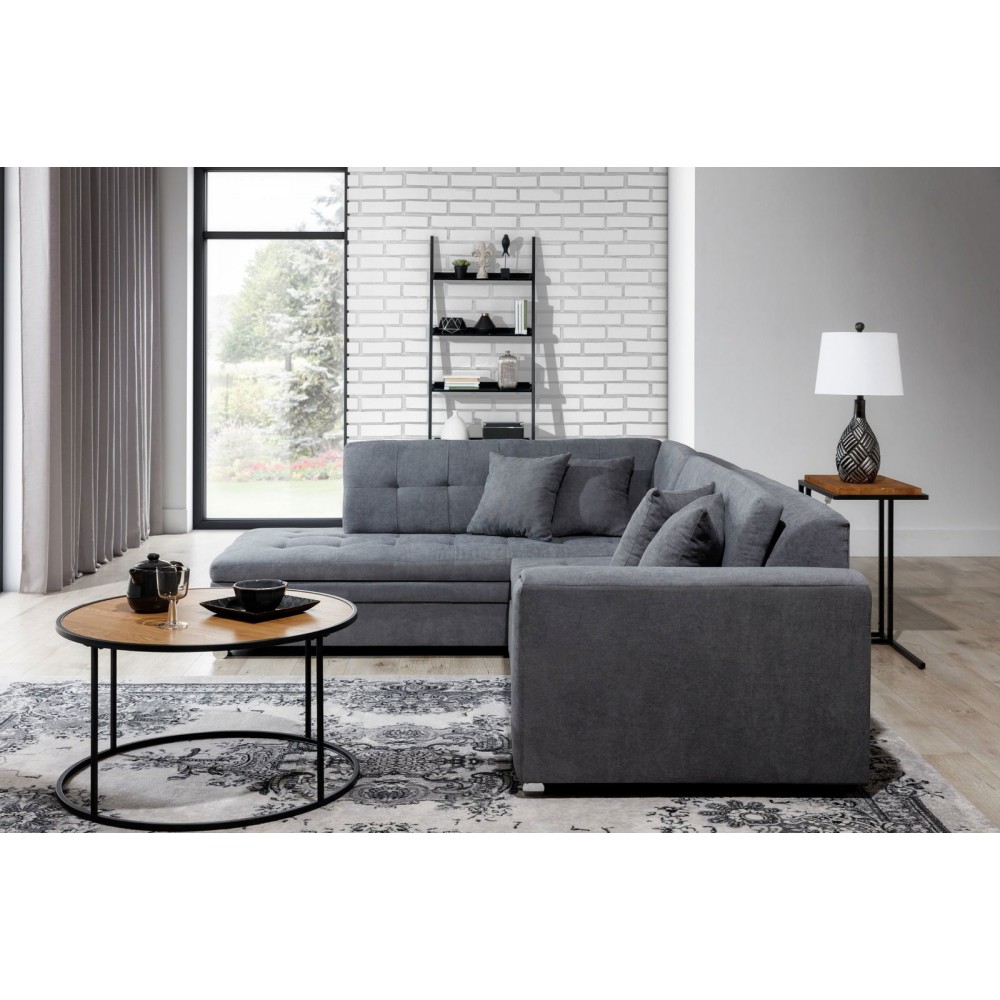 Γωνιακός καναπές Pueblo-Αριστερή-Gkri Skouro