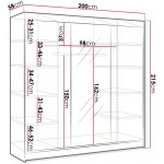 Ντουλάπα Derby I συρόμενη-Leuko