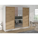 Ντουλάπα Derby I συρόμενη-Leuko Fusiko