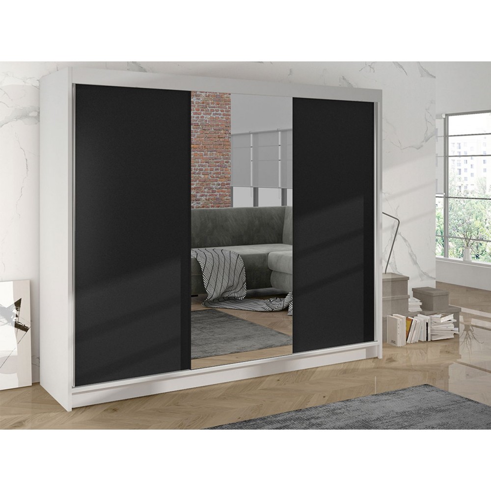 Ντουλάπα Derby I συρόμενη-Leuko-Mauro