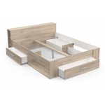 Κρεβάτι Robin - Δρύς-140x190