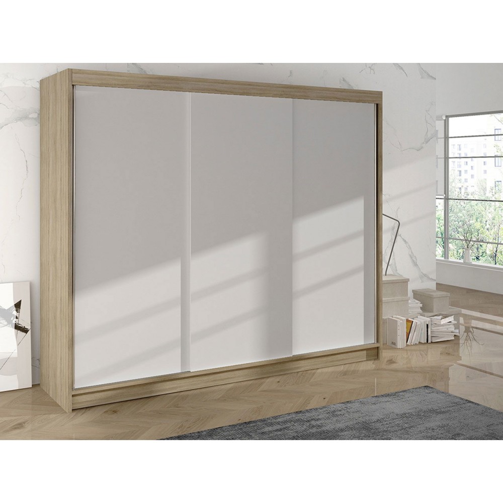 Ντουλάπα Derby II συρόμενη-Drus-Leuko