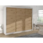 Ντουλάπα Derby II συρόμενη-Leuko Fusiko