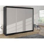 Ντουλάπα Derby II συρόμενη-Leuko-Mauro