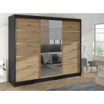 Ντουλάπα Derby VI συρόμενη-Leuko-Mauro