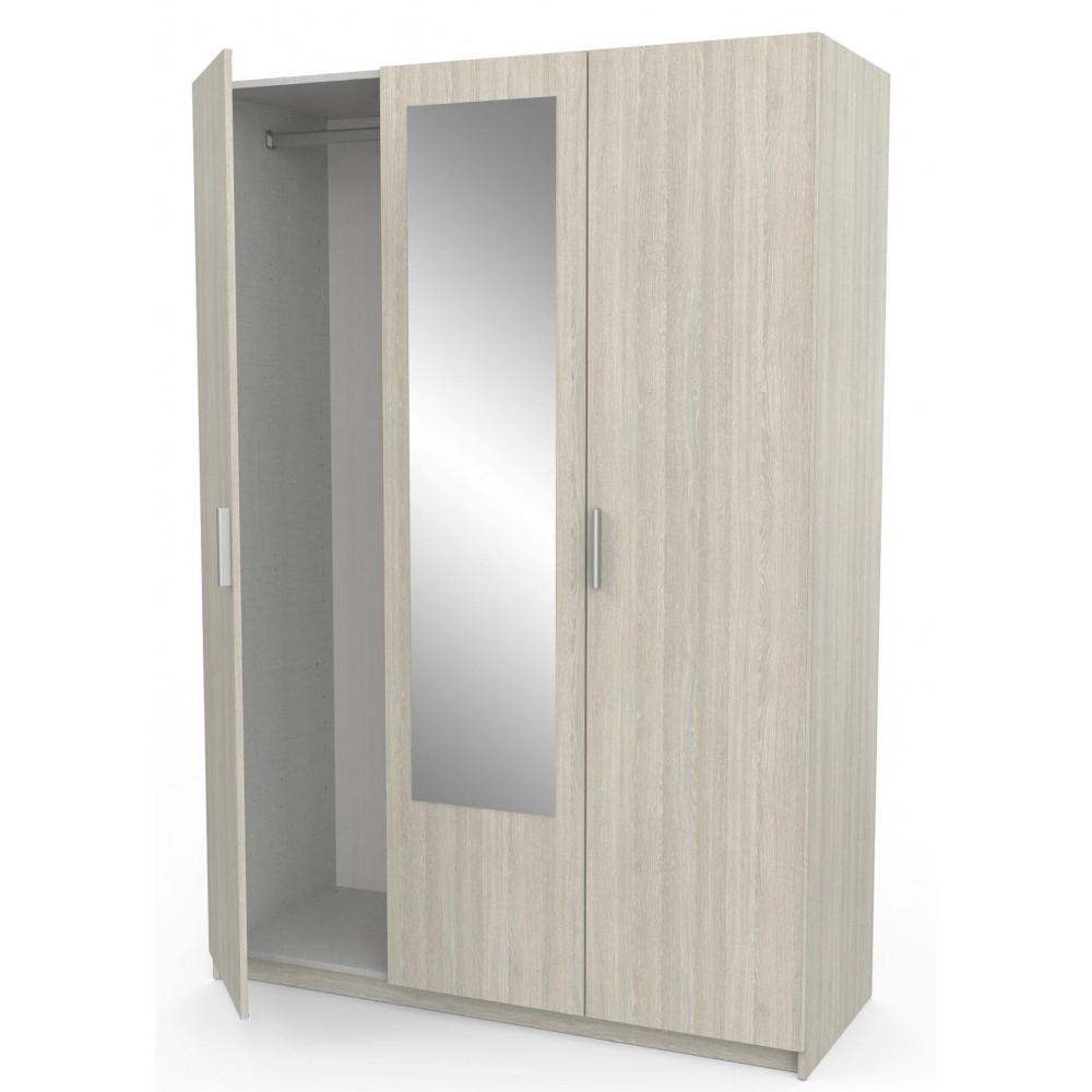 Ντουλάπα Prima I τρίφυλλη-Fusiko Anoixto