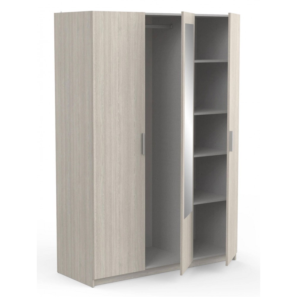 Ντουλάπα Prima I τρίφυλλη-Fusiko Anoixto