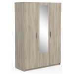 Ντουλάπα Prima I τρίφυλλη-Fusiko