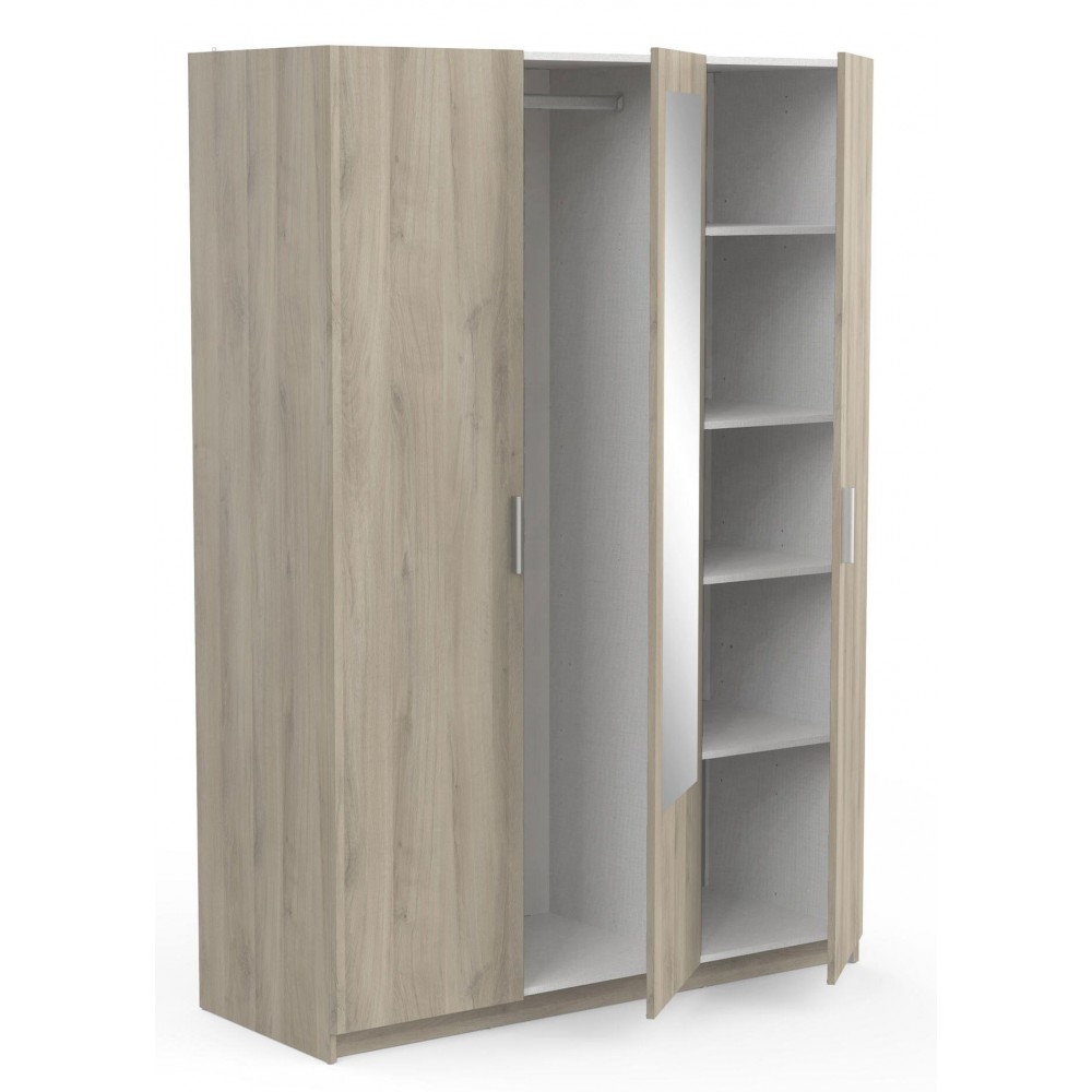 Ντουλάπα Prima I τρίφυλλη-Fusiko