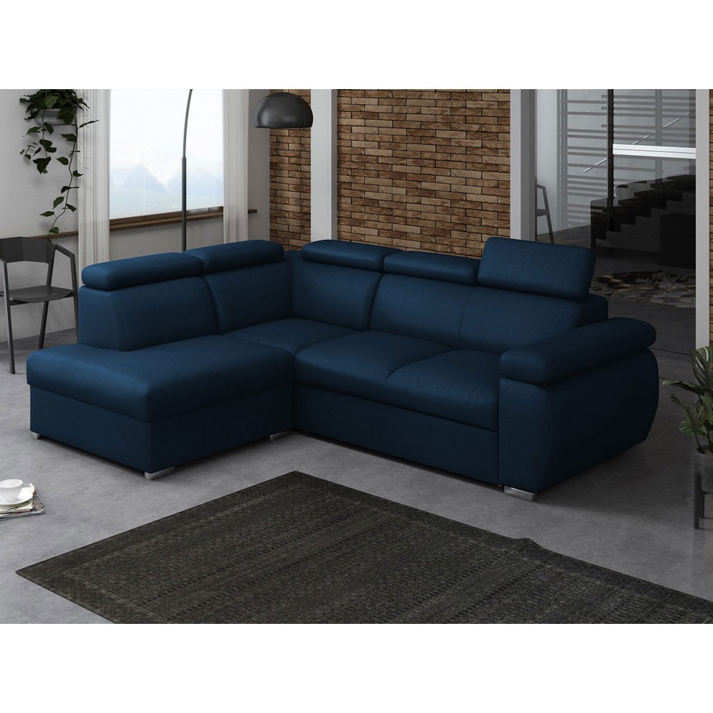 Γωνιακός καναπές Boston-Mple Skouro-Αριστερή