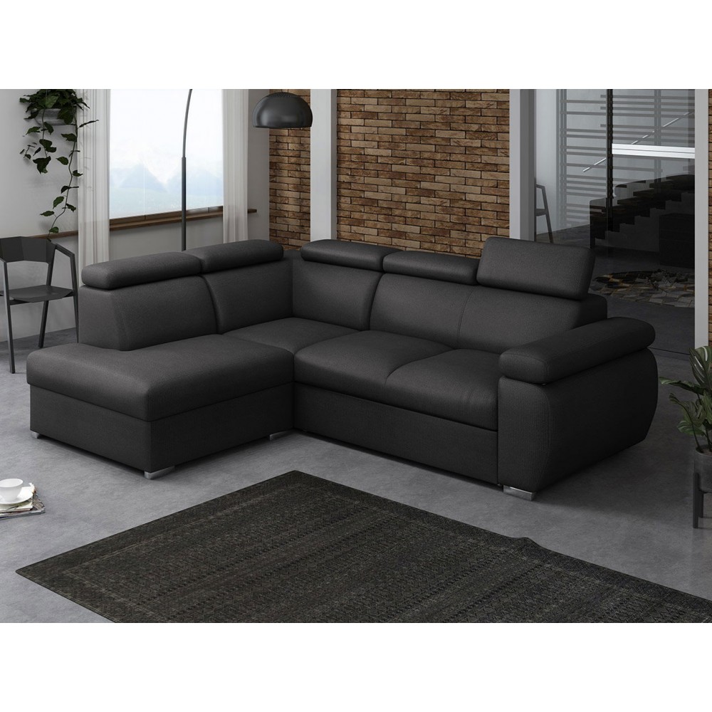 Γωνιακός καναπές Boston-Gkri Skouro-Αριστερή