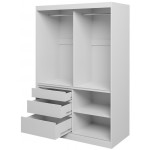 Ντουλάπα Haiti Δίφυλλη-Fusiko-Mavro