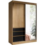 Ντουλάπα Haiti Δίφυλλη-Fusiko-Mavro