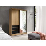 Ντουλάπα Haiti Δίφυλλη-Fusiko-Mavro