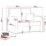 Πολυθρόνα κρεβάτι Viva Soft I-Galazio