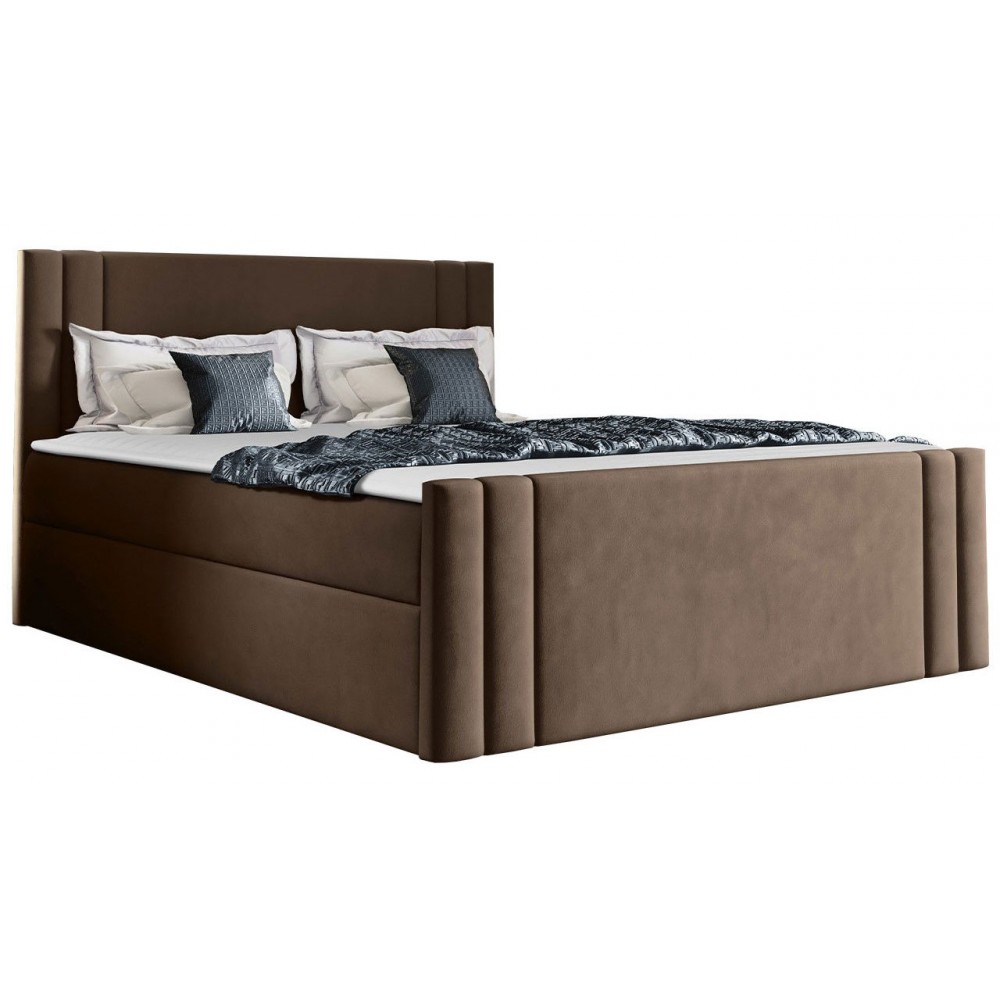 Επενδυμένο κρεβάτι Carmen-Kafe-140 x 200