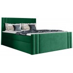 Επενδυμένο κρεβάτι Carmen-Prasino-160 x 200