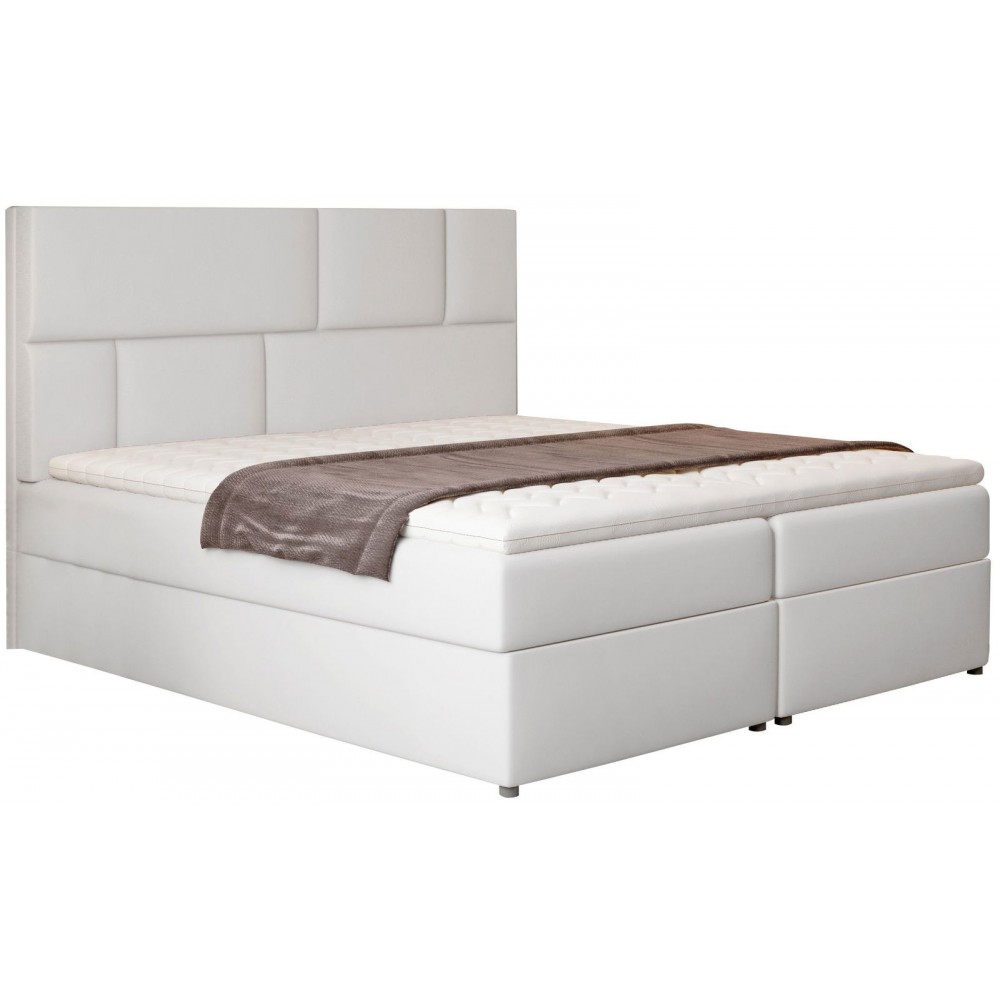 Επενδυμένο κρεβάτι Lorenca-140 x 200-Leuko