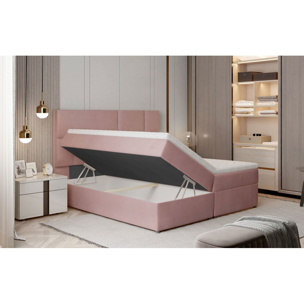 Επενδυμένο κρεβάτι Lorenca-160 x 200-Sapio milo