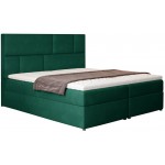 Επενδυμένο κρεβάτι Lorenca-160 x 200-Prasino
