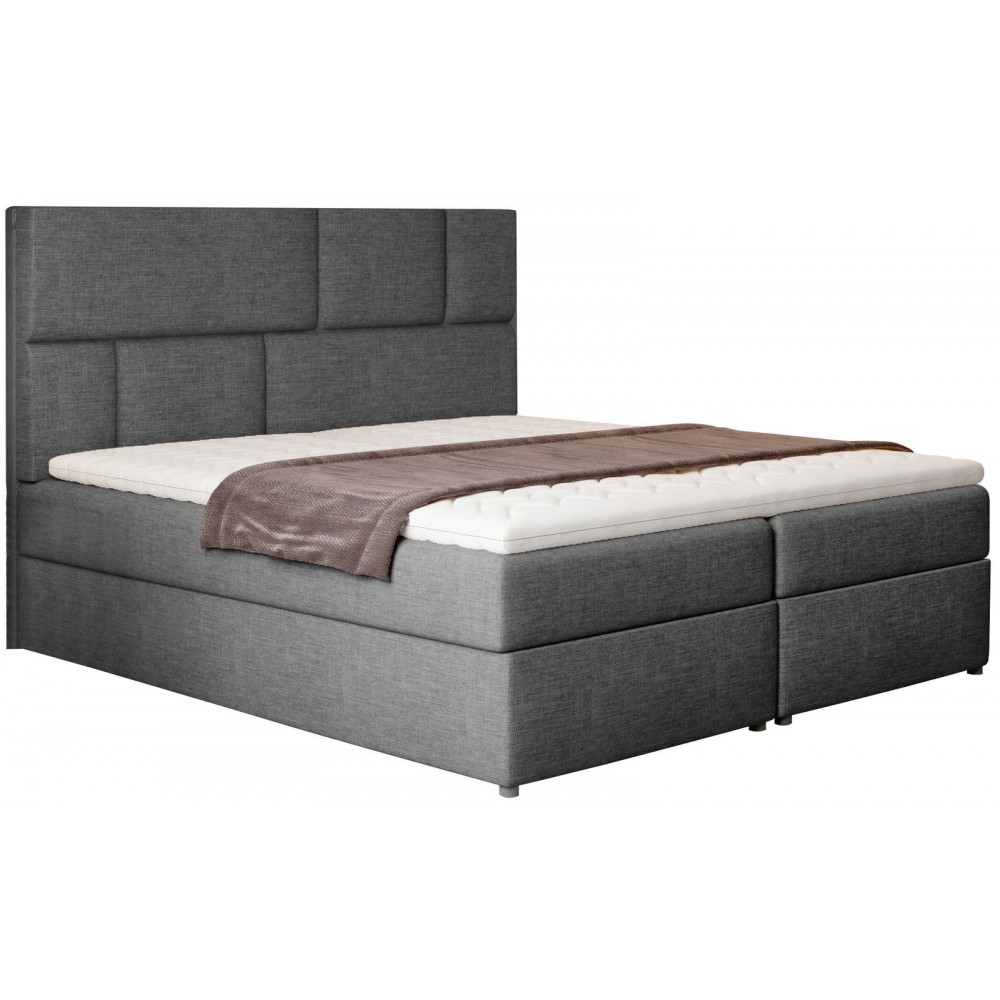 Επενδυμένο κρεβάτι Lorenca-180 x 200-Gkri