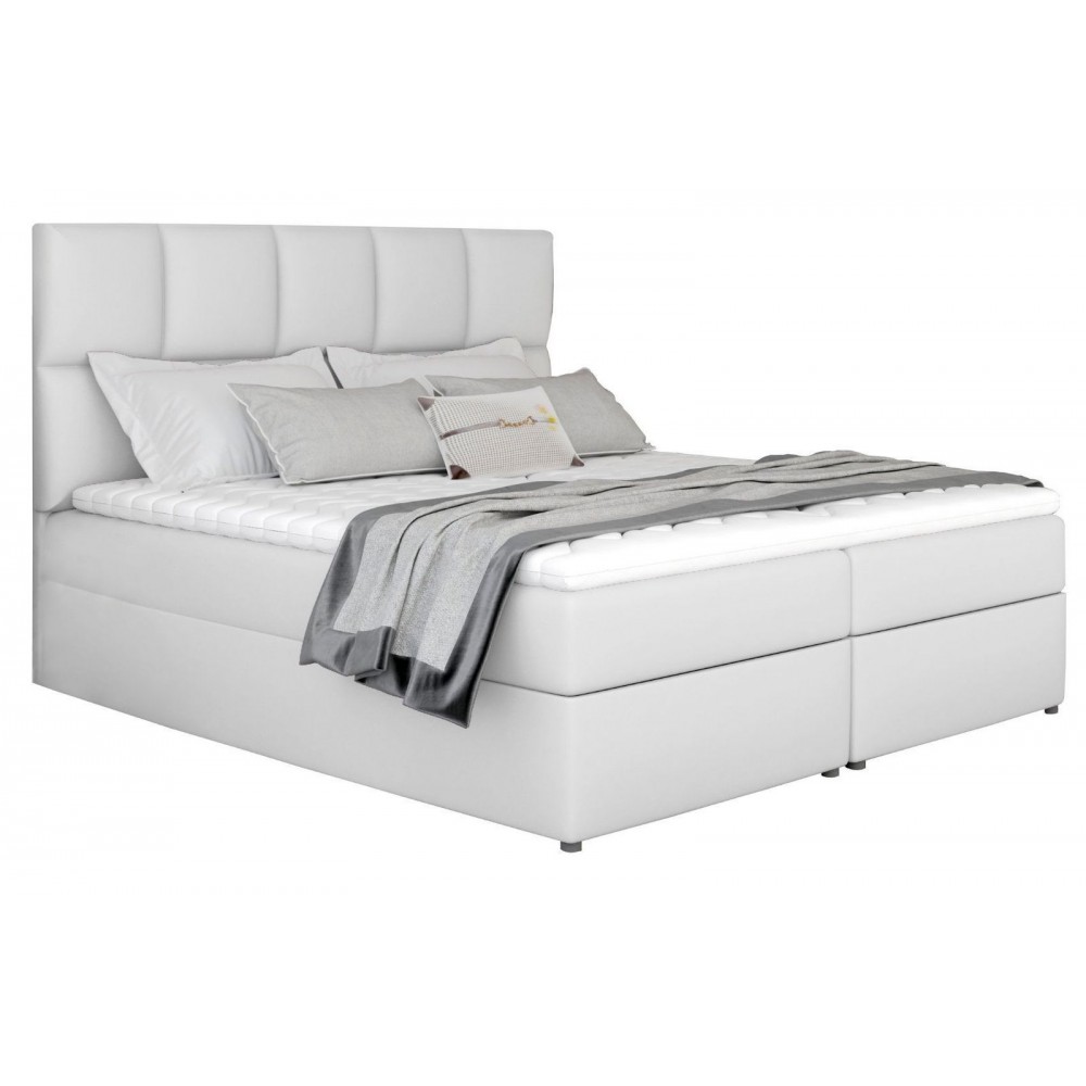 Επενδυμένο κρεβάτι Godleave-180 x 200-Leuko