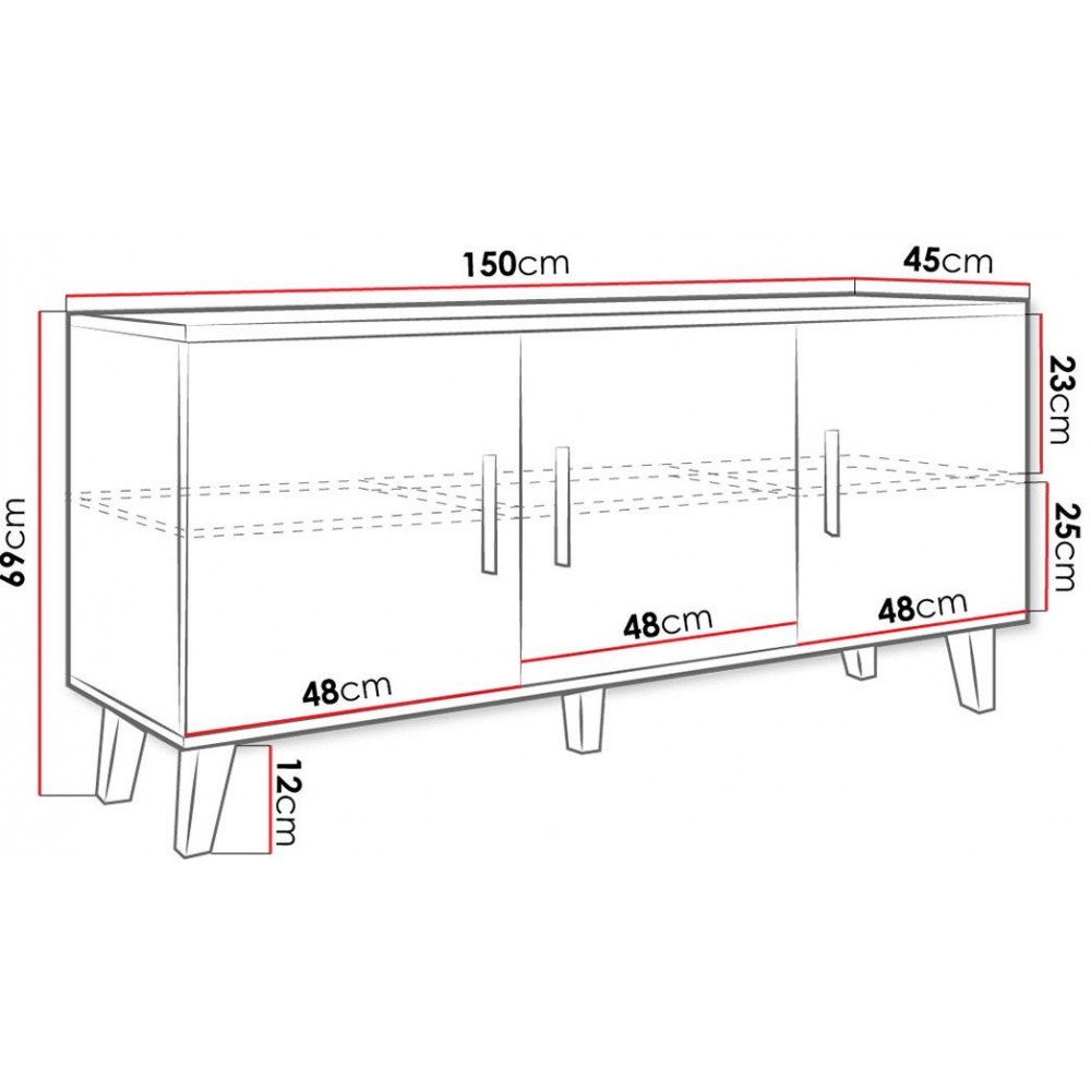 Έπιπλο τηλεόρασης Lotta