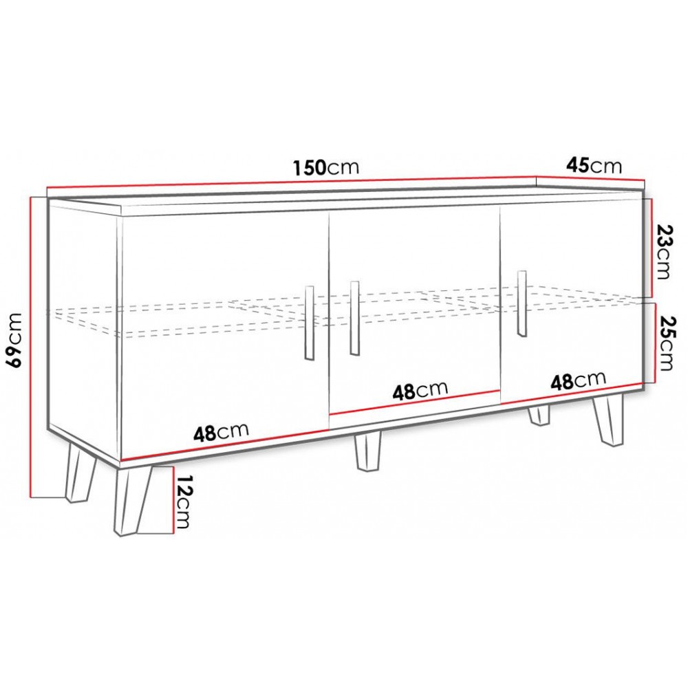 Έπιπλο τηλεόρασης Lotta II