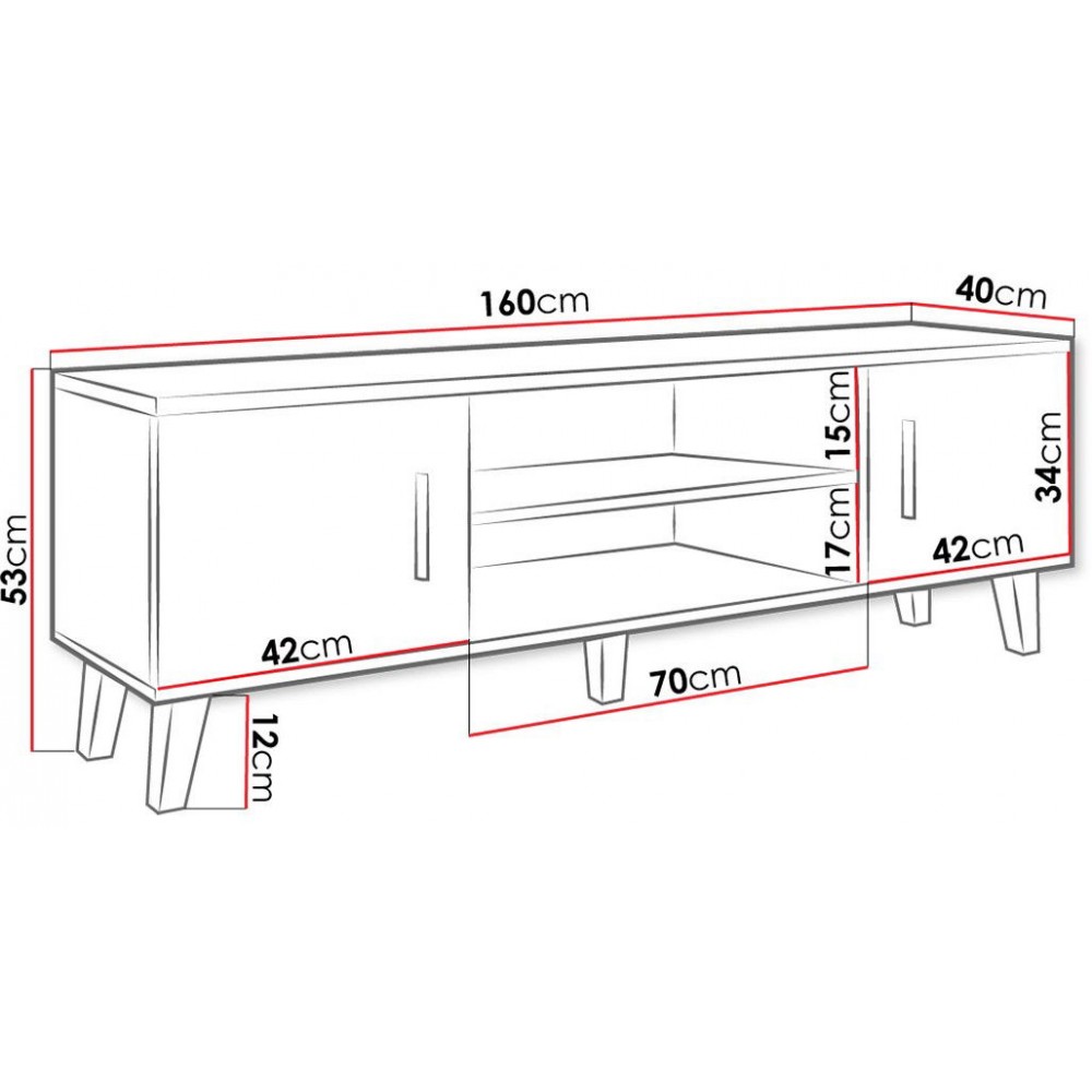 Έπιπλο τηλεόρασης Lotta V