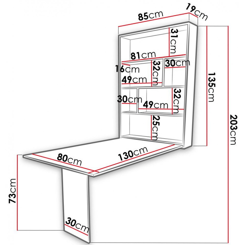 Αναδιπλούμενο τραπέζι Abi-Gkri-mauro