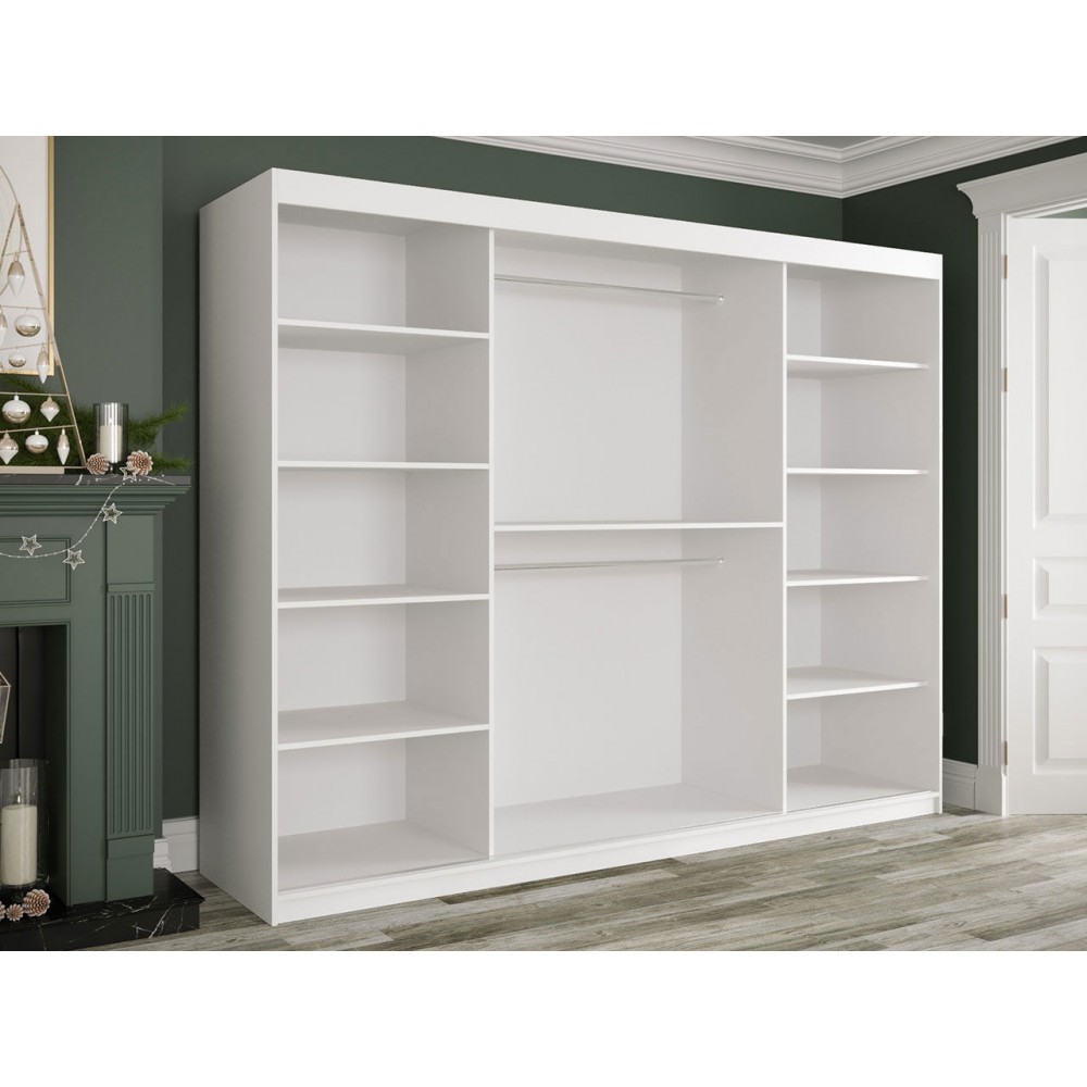 Ντουλάπα Marmur Plus II-Leuko Marmaro