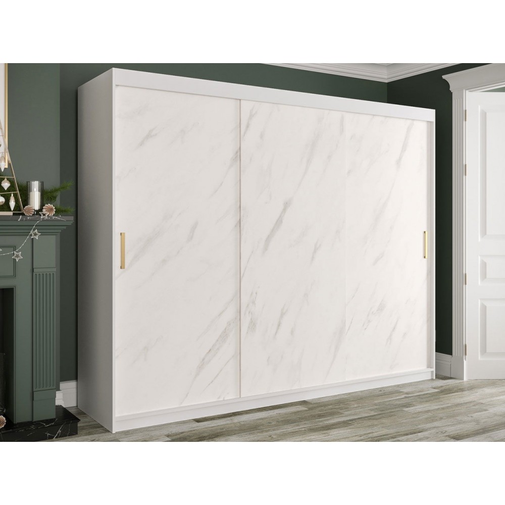 Ντουλάπα Marmur Plus-Leuko Marmaro