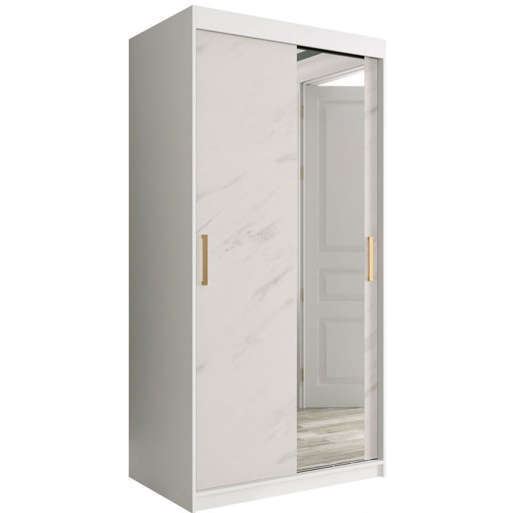 Ντουλάπα Marmur II-Leuko Marmaro