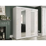 Ντουλάπα Marmur 180 II-Leuko Marmaro