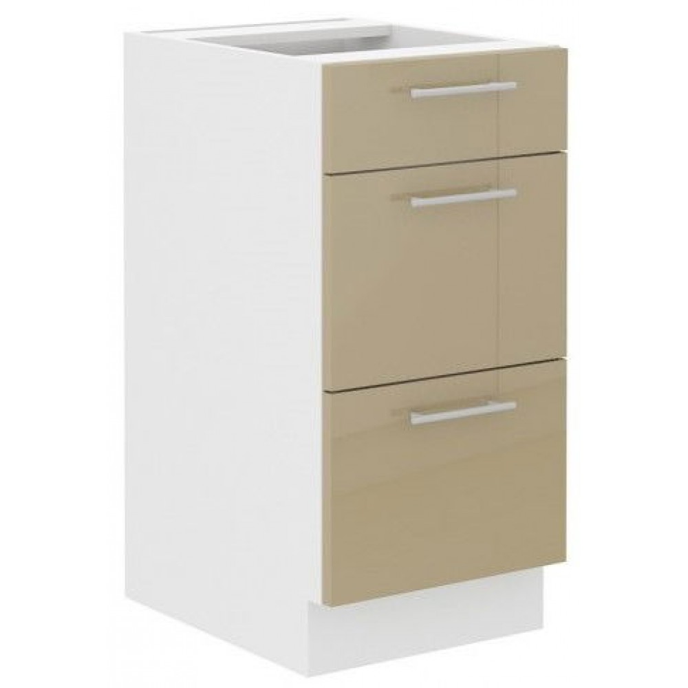 Επιδαπέδιο ντουλάπι Lyona 40 D 3S BB-Cappuccino