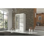 Ντουλάπα Ribeiro 120 συρόμενη-Leuko 120x61x215