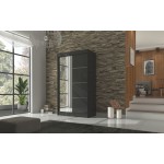 Ντουλάπα Ribeiro 120 συρόμενη-Mauro 120x61x215