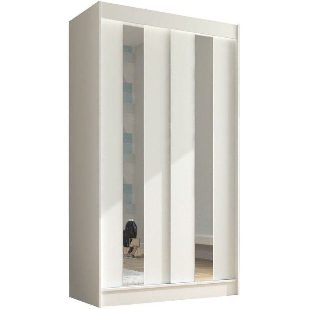Ντουλάπα Norwich 120 συρόμενη-Leuko 120x61x215