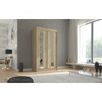 Ντουλάπα Norwich 120 συρόμενη-Drus anoixto 120x61x215