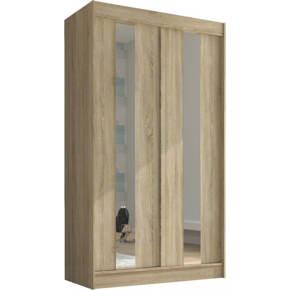 Ντουλάπα Norwich 120 συρόμενη-Drus anoixto 120x61x215