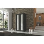 Ντουλάπα Furio 120 συρόμενη 120x61x215