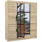 Ντουλάπα Scott 180 συρόμενη 180x58x215